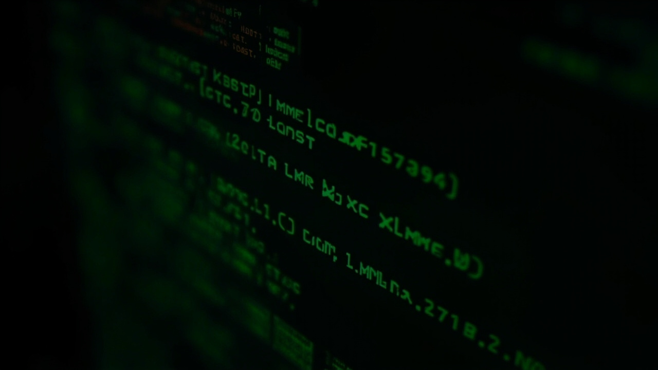 Imagen generada por IA con el prompt: Abstract terminal window with green command-line text on dark background, subtle cross-platform code flow between Linux and Windows iconography, clean modern editorial style