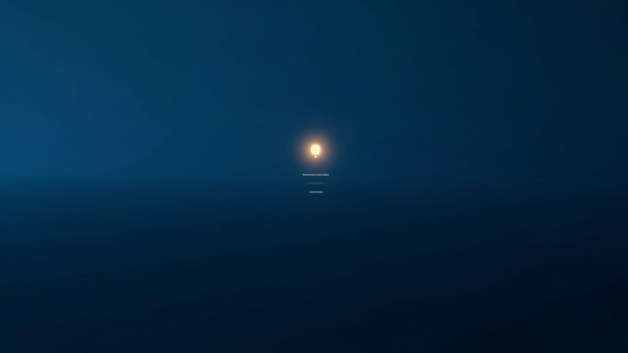 Imagen generada por IA con el prompt: Minimalist Linux desktop login screen at dusk, single glowing session tile, dark blue ambient lighting, clean futuristic UI elements, no text or logos, editorial style