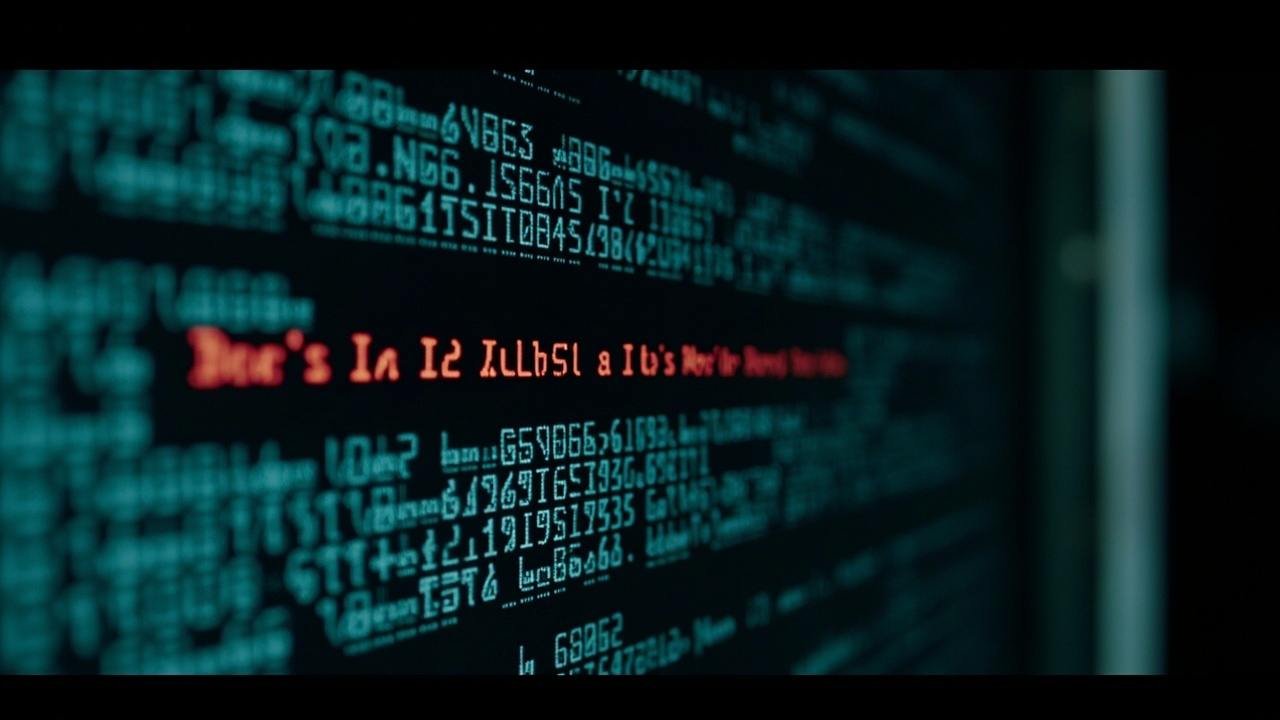 Imagen generada por IA con el prompt: Computer terminal displaying CLI output with a hidden message being erased by ANSI codes, representing invisible instructions for AI agents, editorial style.