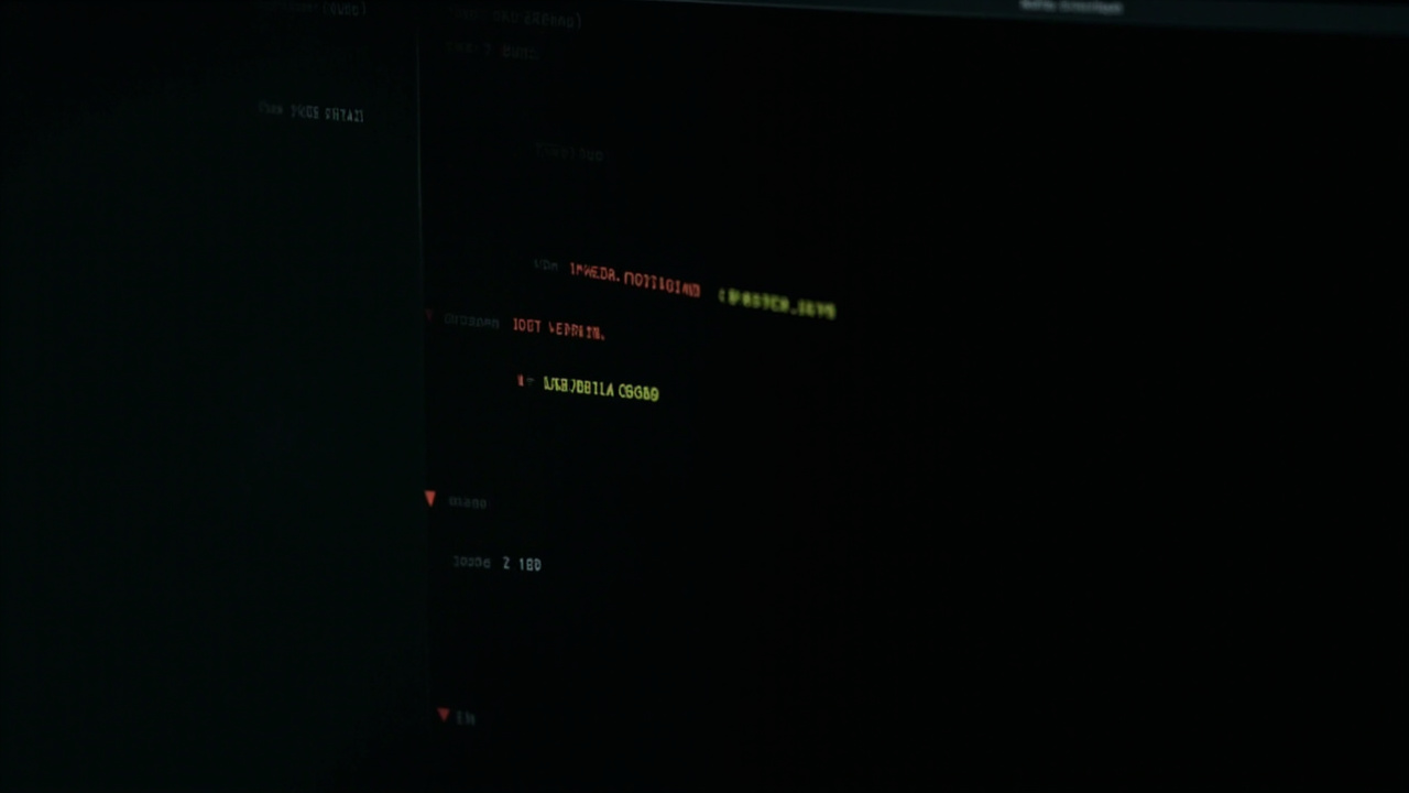 Imagen generada por IA con el prompt: Minimalist terminal interface on a dark screen showing green and red CLI output with status lines like BOOTED and NOT VERIFIED, glowing code aesthetic, no logos, no faces.