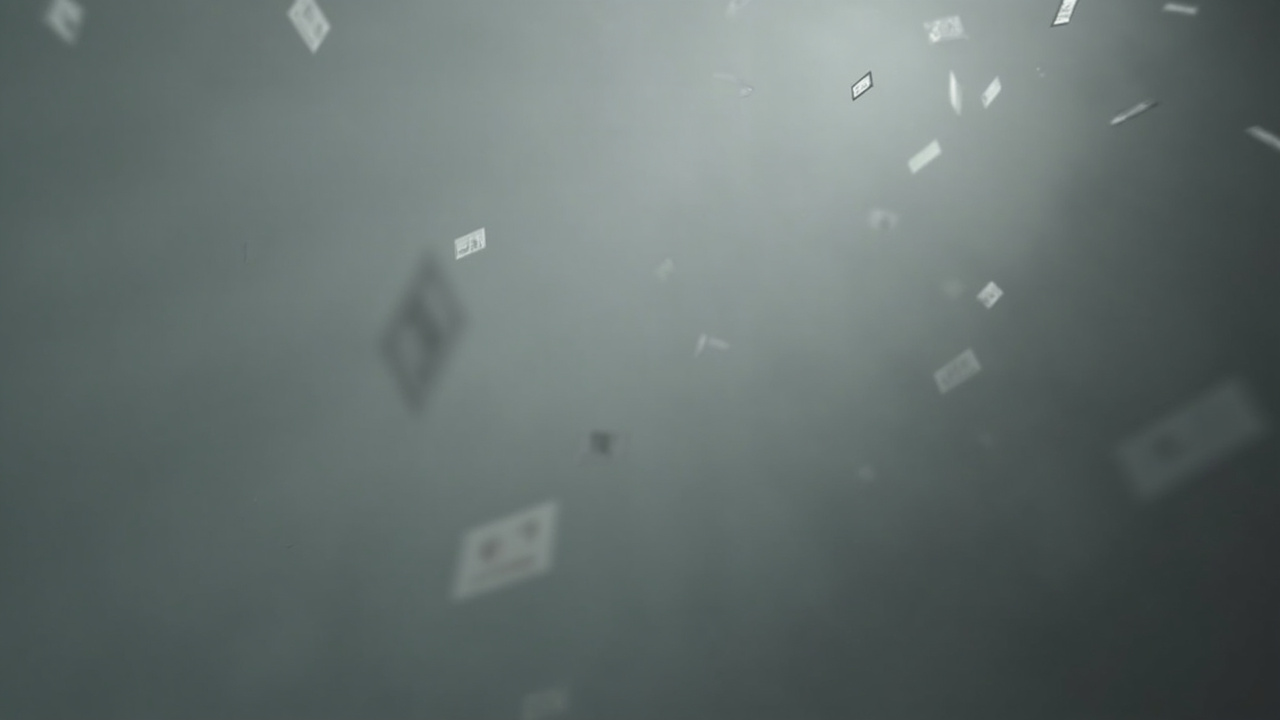 Imagen generada por IA con el prompt: Abstract digital placeholder: gray gradient background with floating HTML tag symbols and a broken image icon, muted tech aesthetic, no text, no logos.
