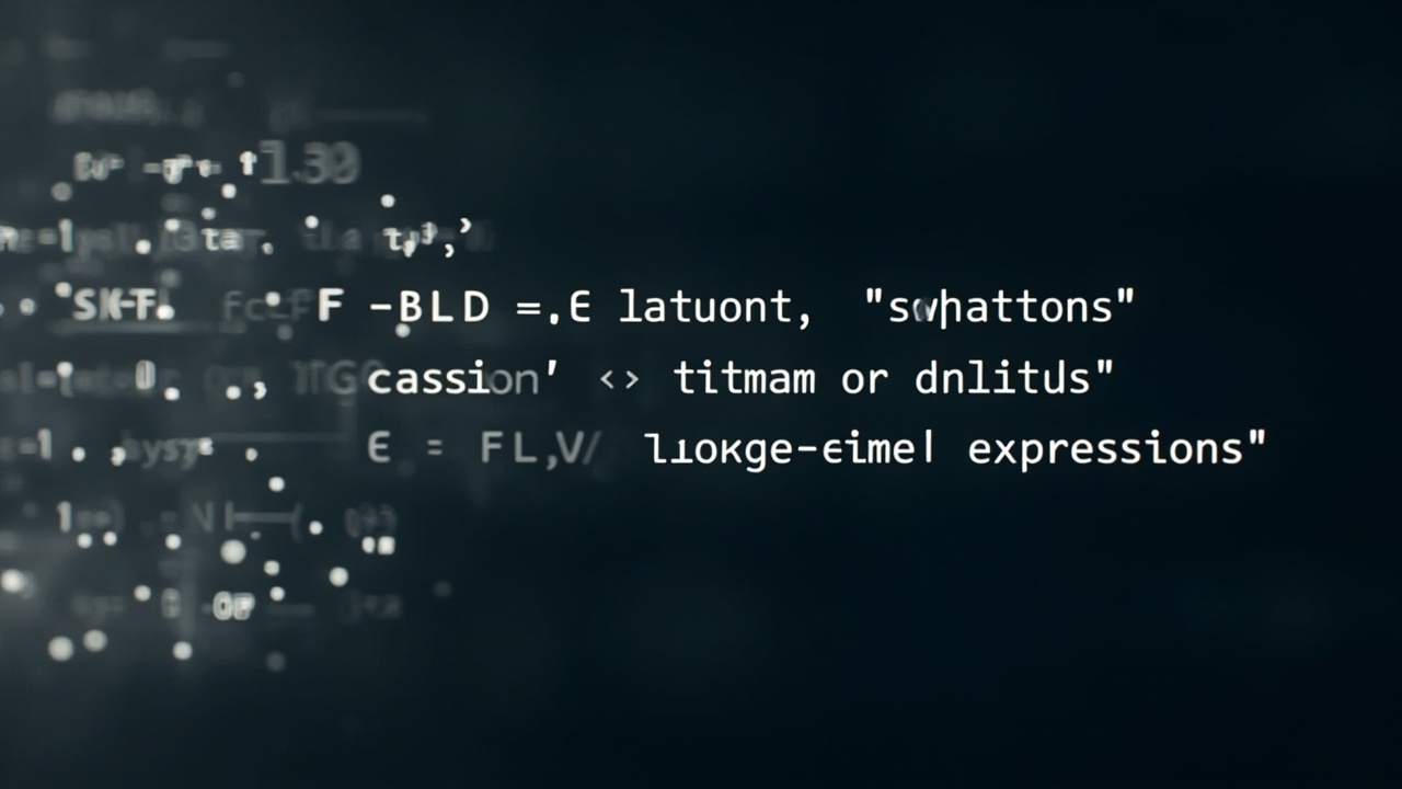 Imagen generada por IA con el prompt: Editorial flat illustration of a compiler pipeline: blocks of pseudo-code with highlighted equivalent expressions being merged, neutral palette, minimalist technical style